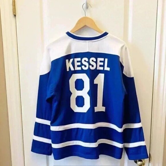 NHL Toronto Maple Leafs Hockey Jersey #81 Phil Kessel Blue White Small - Picture 12 of 13